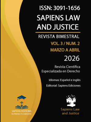 					Ver Vol. 3 Núm. 2 (2026): Estudios Especializados en Derecho
				
