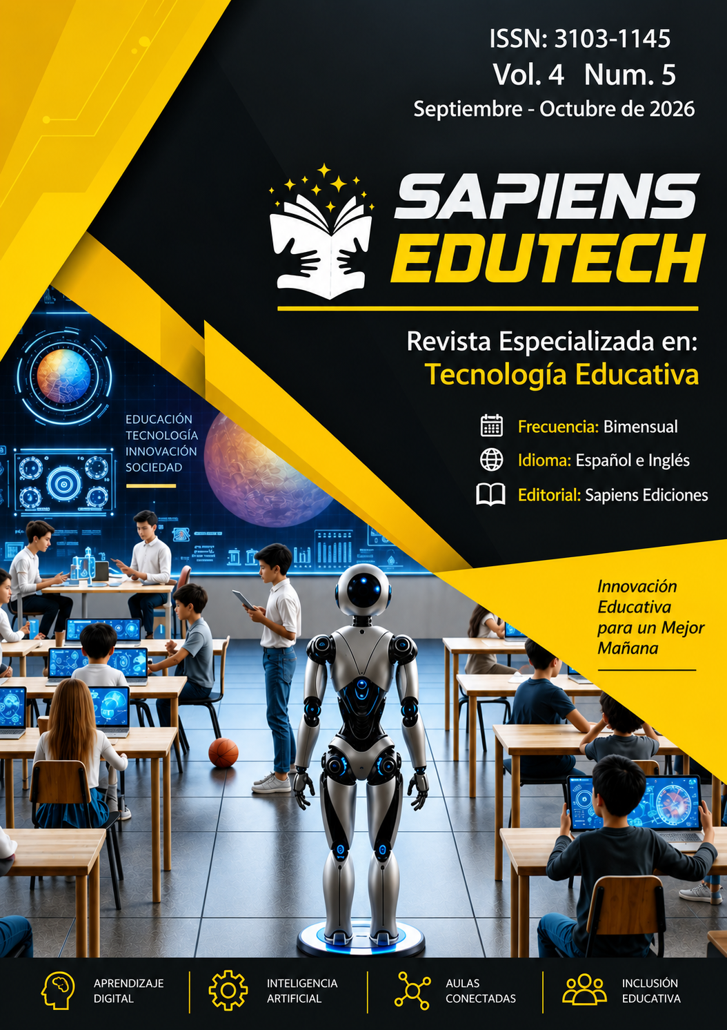 					Ver Vol. 4 Núm. 5 (2026): Publicación Regular: Revista especializada en tecnologia educativa
				